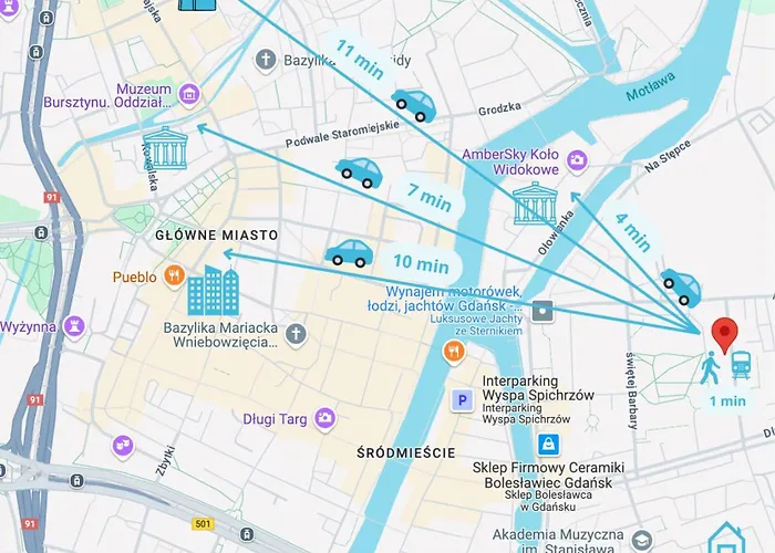 Apartamento Seredino Navy Apartment- Modern Comfort In A Quiet Location, 5 Minutes To Old Town & Seaside Gdańsk